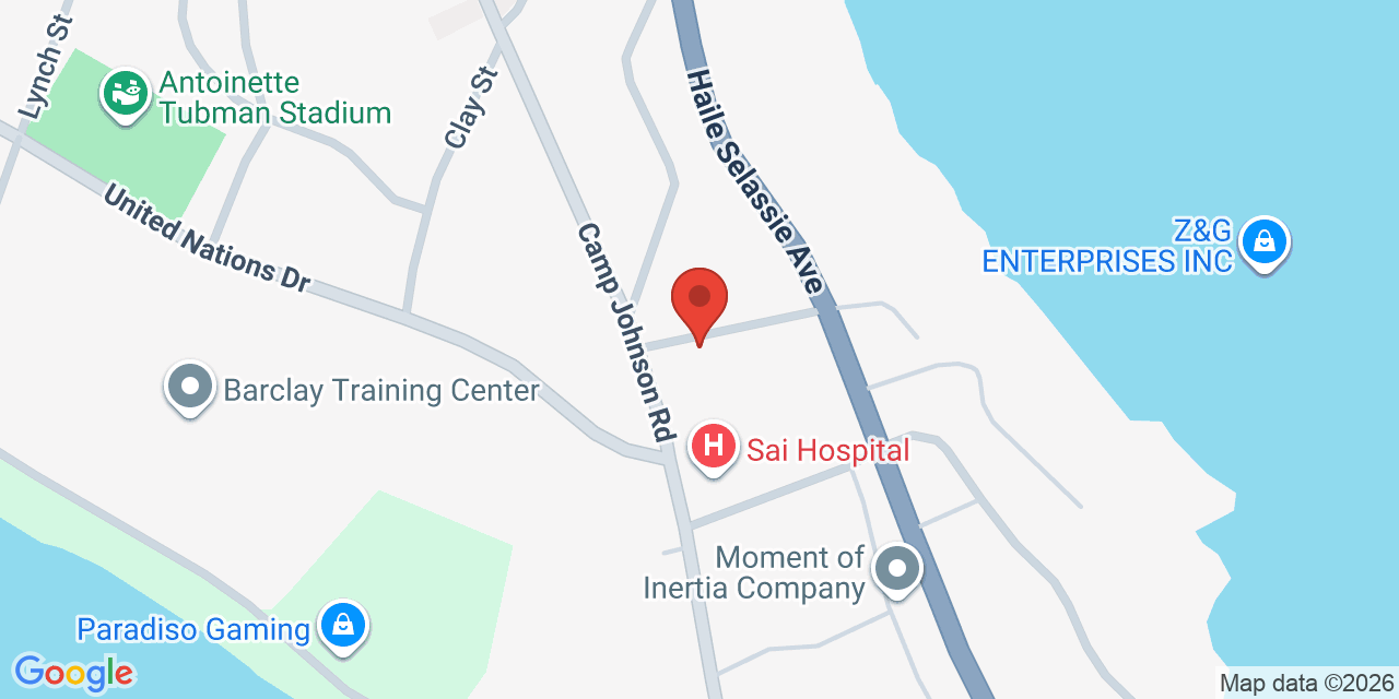 Map of Seventh Day Adventist High School, Monrovia, Liberia