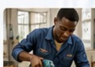 Student doing vocational training