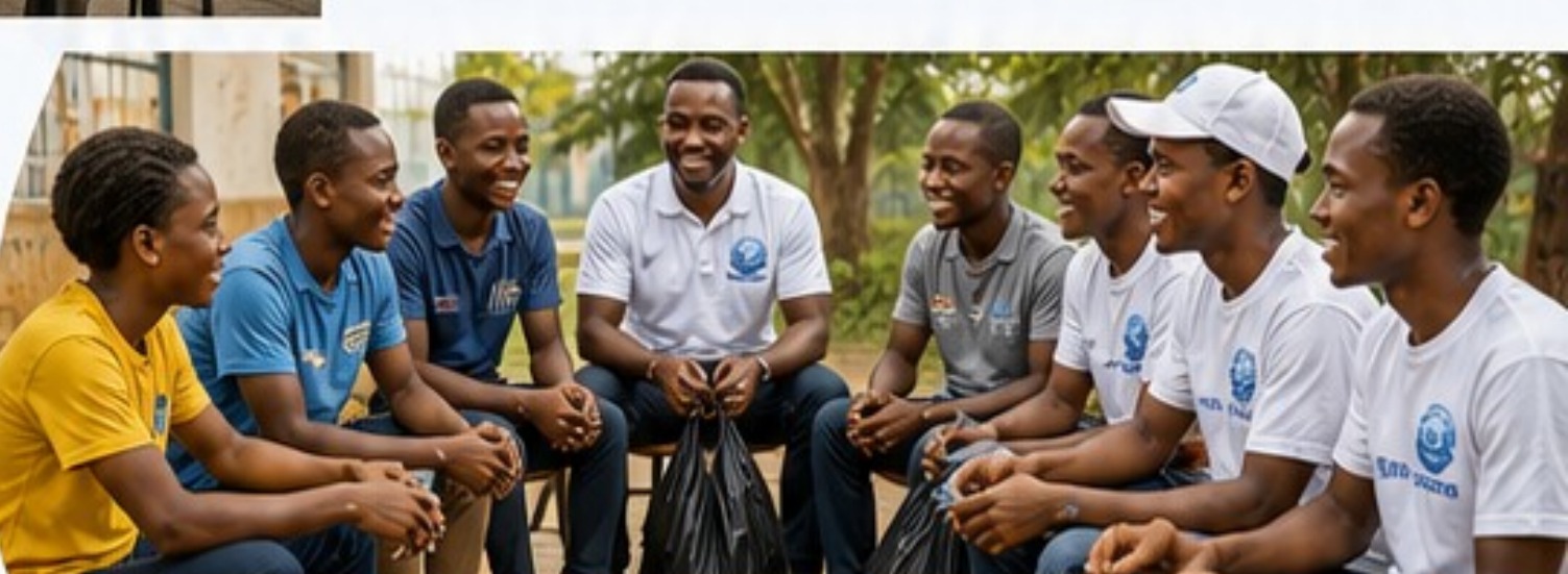Youth seated in a mentorship circle